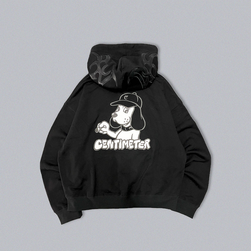 galfy × centimeter zip hoodie