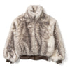 bambi fur zip jacket