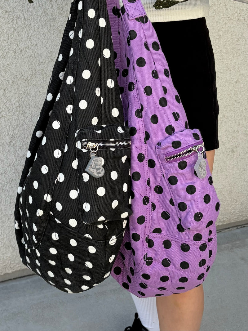 dot pattern shoulder bag – YZ