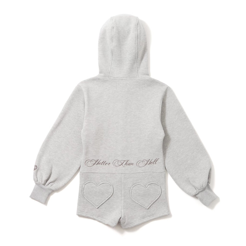 汗フードロンパース 