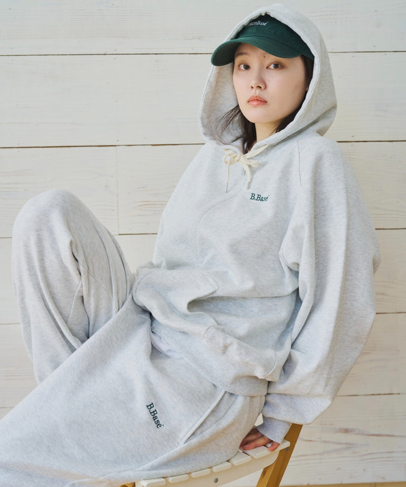 スモールロゴジップフーディセットアップ