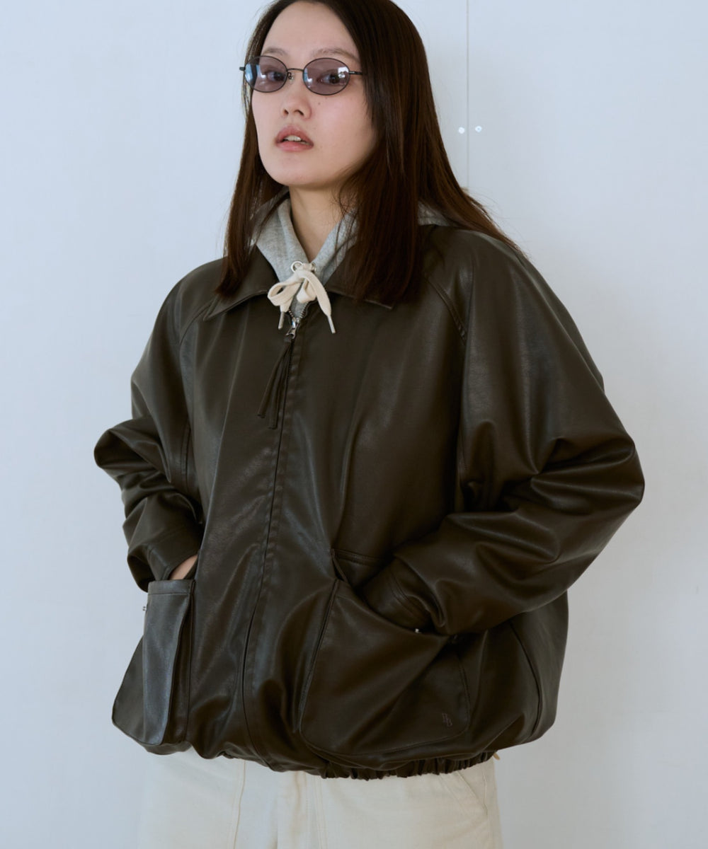 フェイクレザーブルゾン – YZ