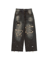 Grunge BORO studs denim 