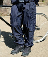 Ankle band nylon pants 