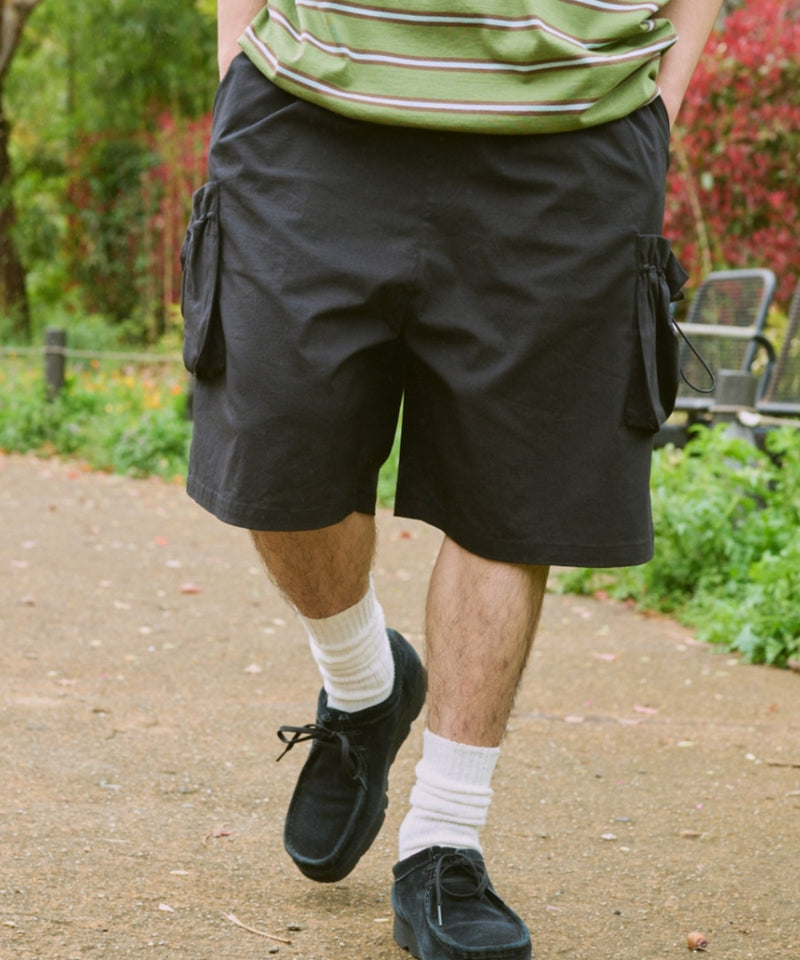 リップストップナイロンハーフパンツ