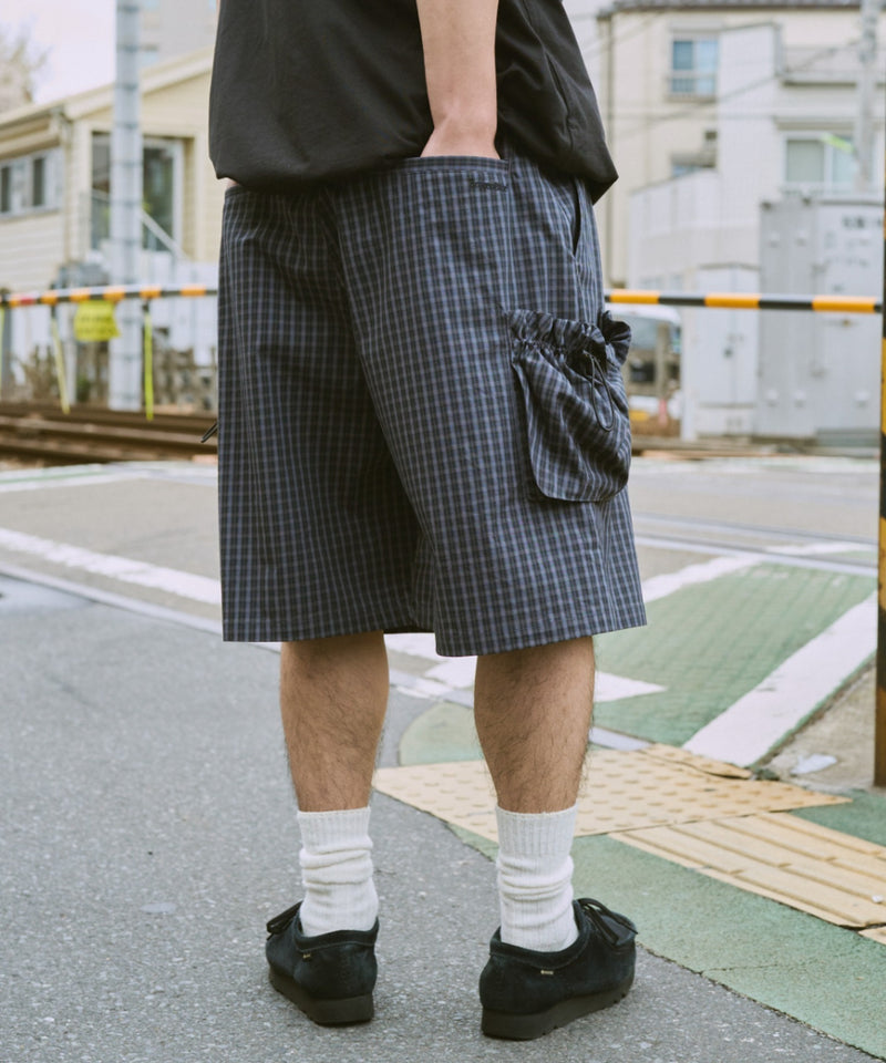 リップストップナイロンハーフパンツ