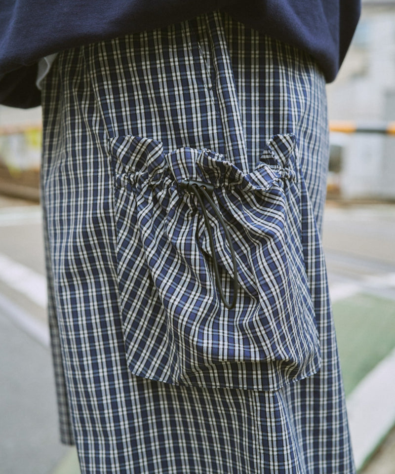 リップストップナイロンハーフパンツ