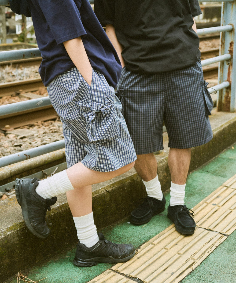 リップストップナイロンハーフパンツ