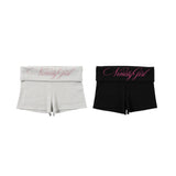 十字标志铆钉迷你短裤 