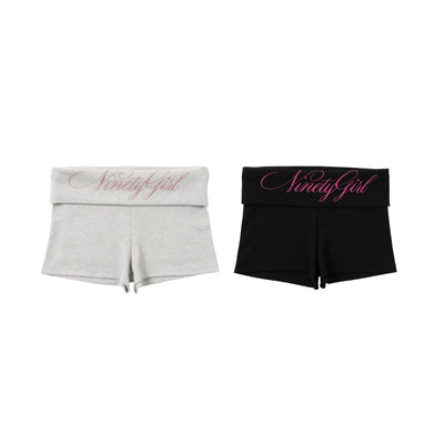 十字标志铆钉迷你短裤 