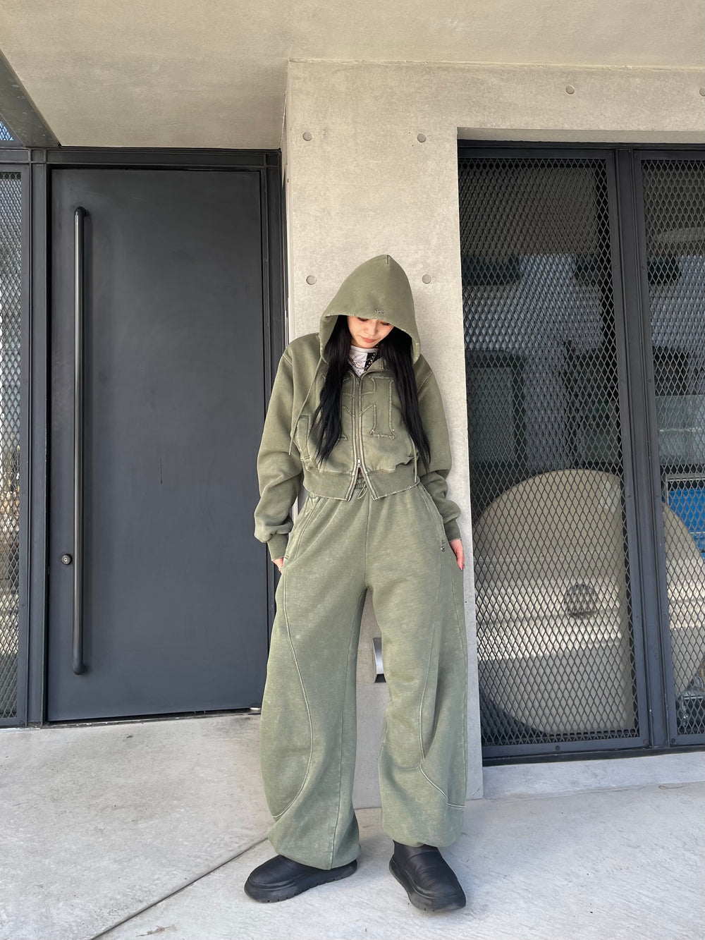 Vintage Curve switching sweat pants – YZ