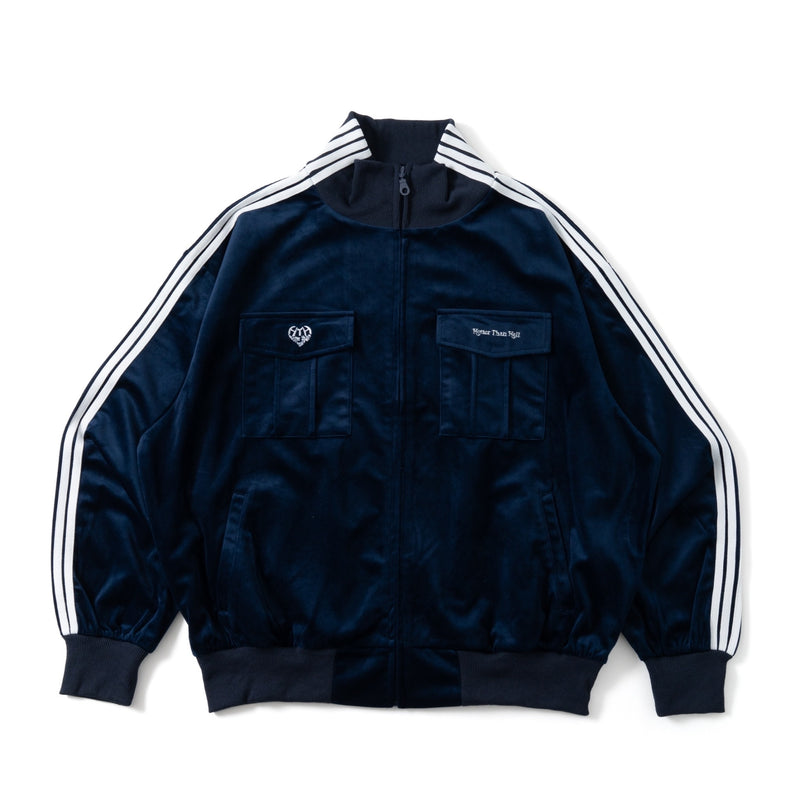 velor track jacket