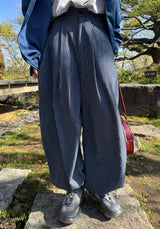 Stripe balloon pants