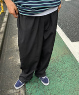 ボーダーラインチェックパンツ