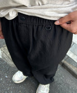 ボーダーラインチェックパンツ