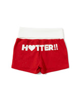GLITTER LOGO MINI SHORTS 