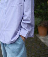 Drawcode Double Pocket Grid Shirt