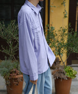 Drawcode Double Pocket Grid Shirt