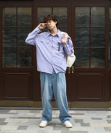 Drawcode Double Pocket Grid Shirt