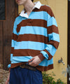 Nylon-Collar Rugby Shirt 