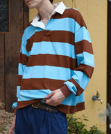 Nylon-Collar Rugby Shirt 