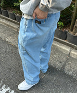 Two-Tuck Wide Denim 