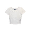 back lace ribbon tee