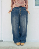 Super baggy denim pants