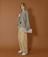 クラシックソフトラグランニット 