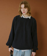 クラシックソフトラグランニット 