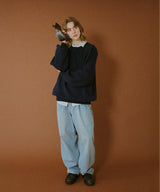 クラシックソフトラグランニット 