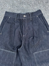 Two tone pocket jeans