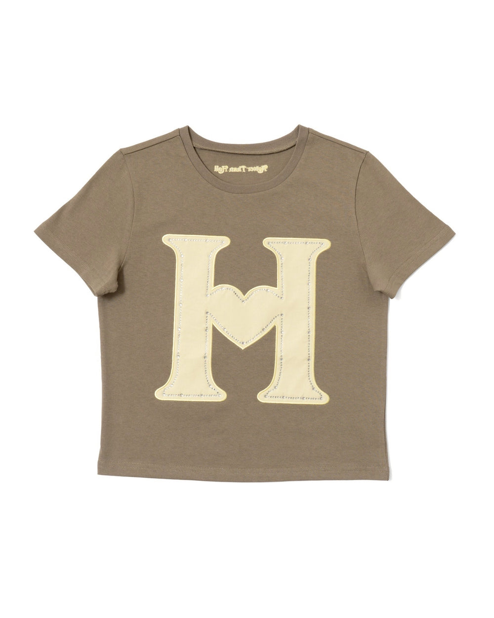 H HEART RHINESTONE TEE – YZ