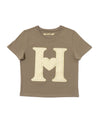 H HEART RHINESTONE TEE