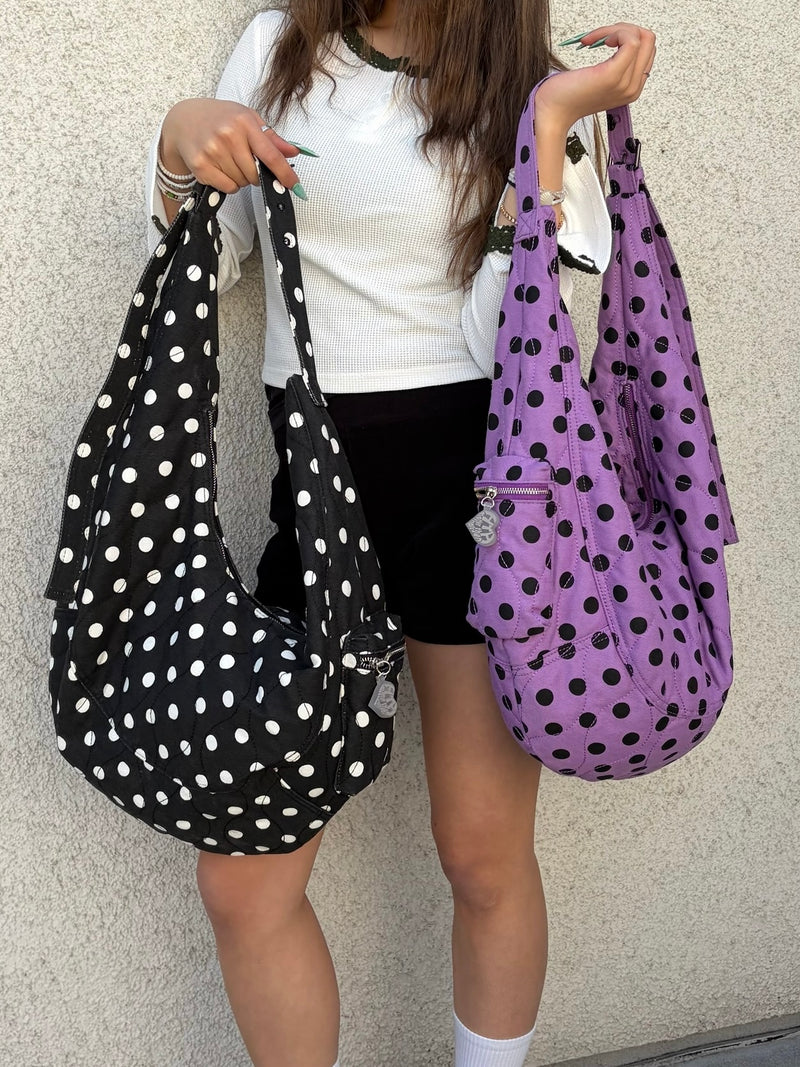 バッグ 1234 dot pattern shoulder bag – YZ