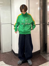 Patchwork track jacket