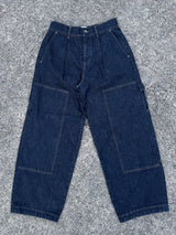 Two tone pocket jeans