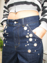back belt denim