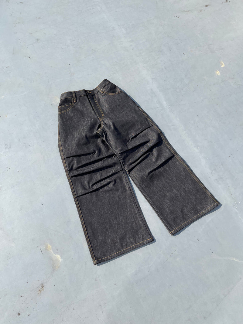 Rigid over tuck buggy denim – YZ