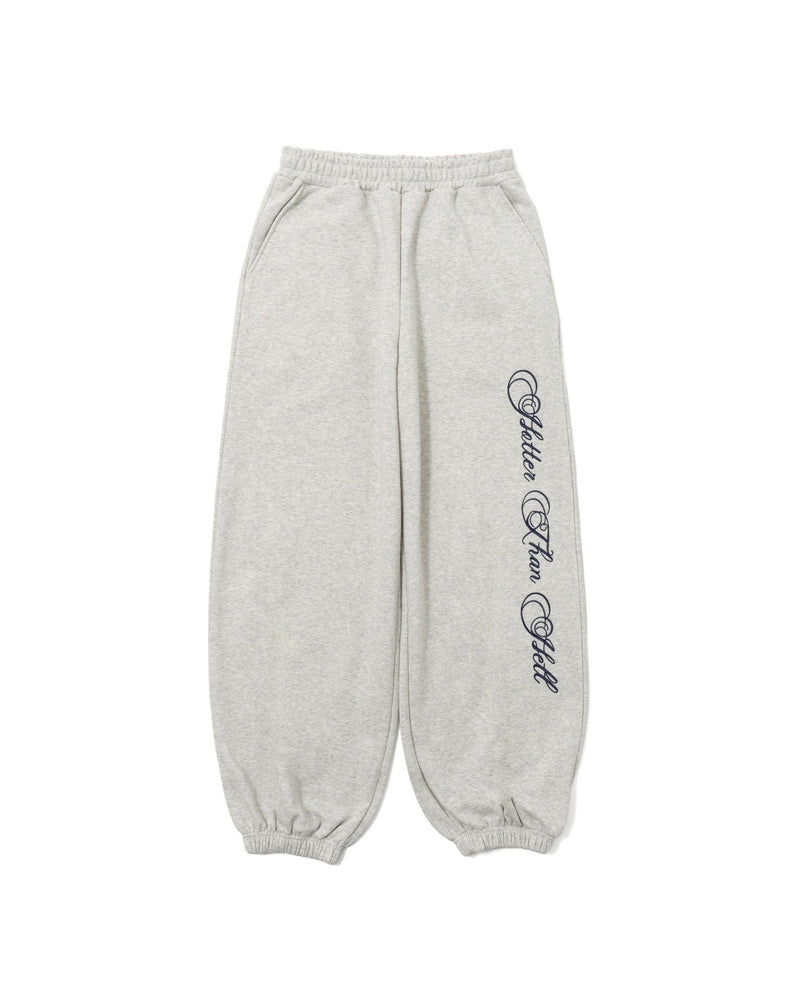 CURSIVE SIDE LOGO SWEAT PANTS – YZ