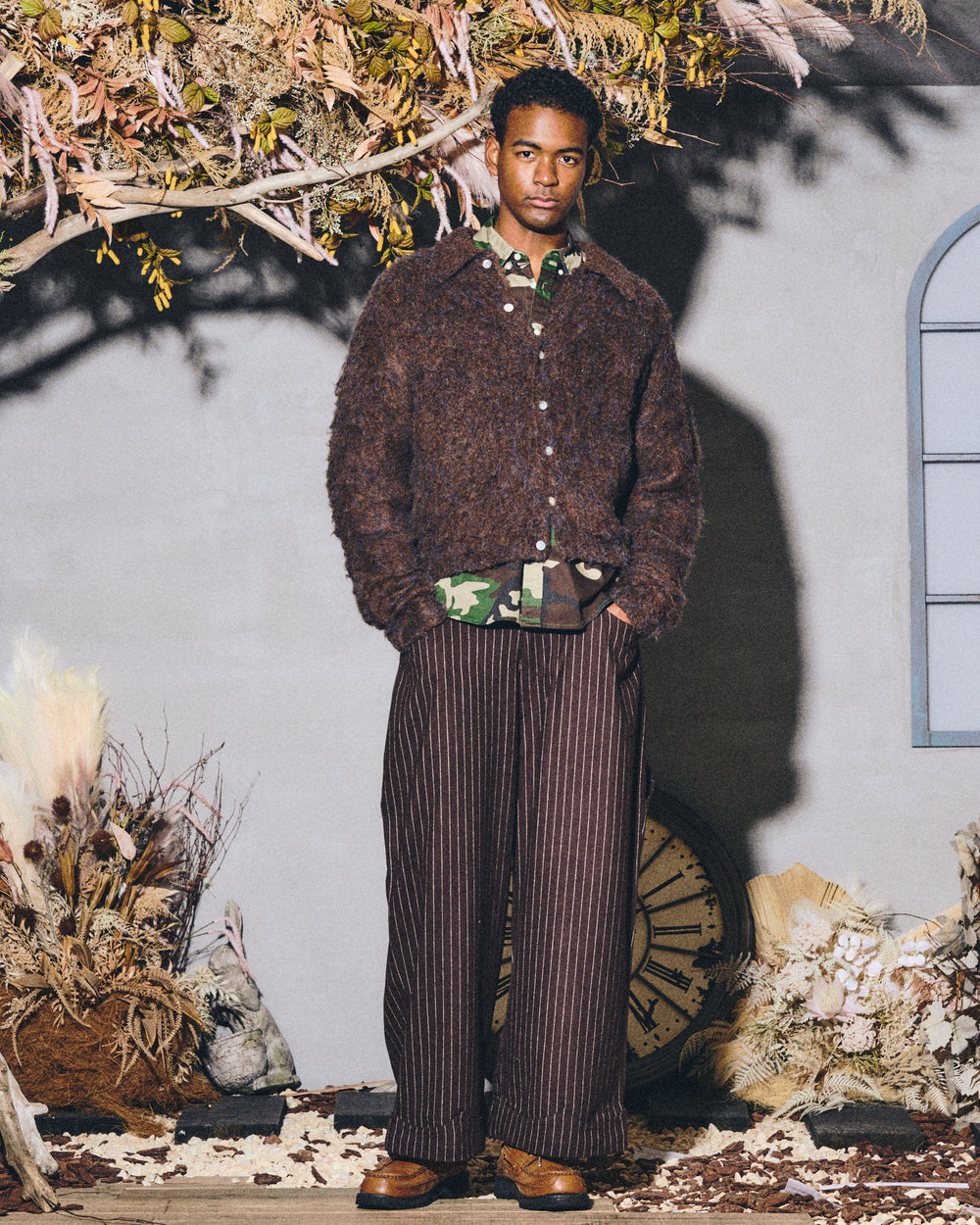 週末限定値下げ中|【E.tautz】Mohair knit mohair blend knit cardigan – YZ