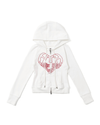 蕾絲心形標誌連帽衫 