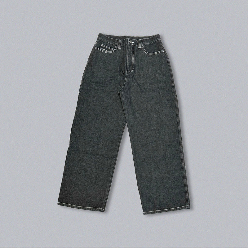 Rigid CMT ruler denim pants