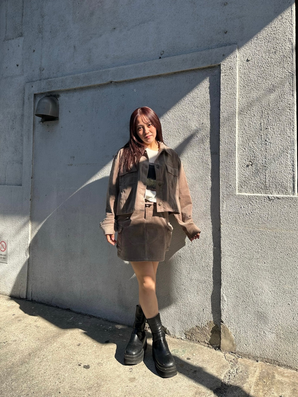 corduroy skirt – YZ