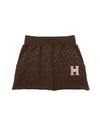 H HEART RHINESTONE SKIRT