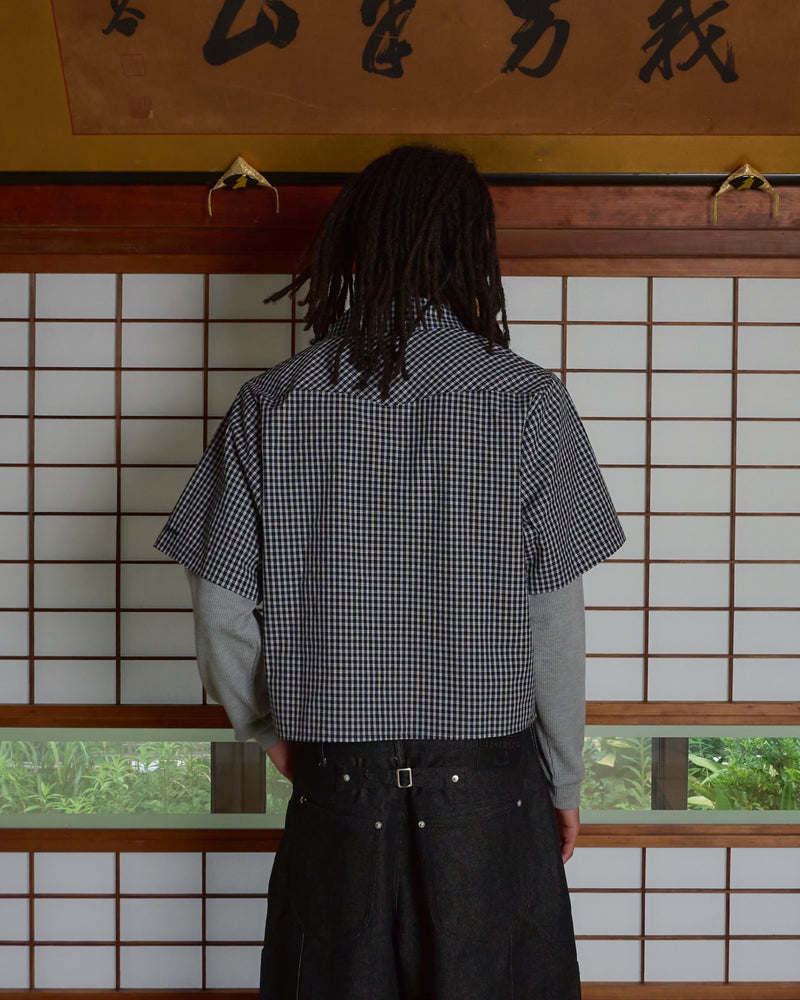 waffle docking check Western shirt