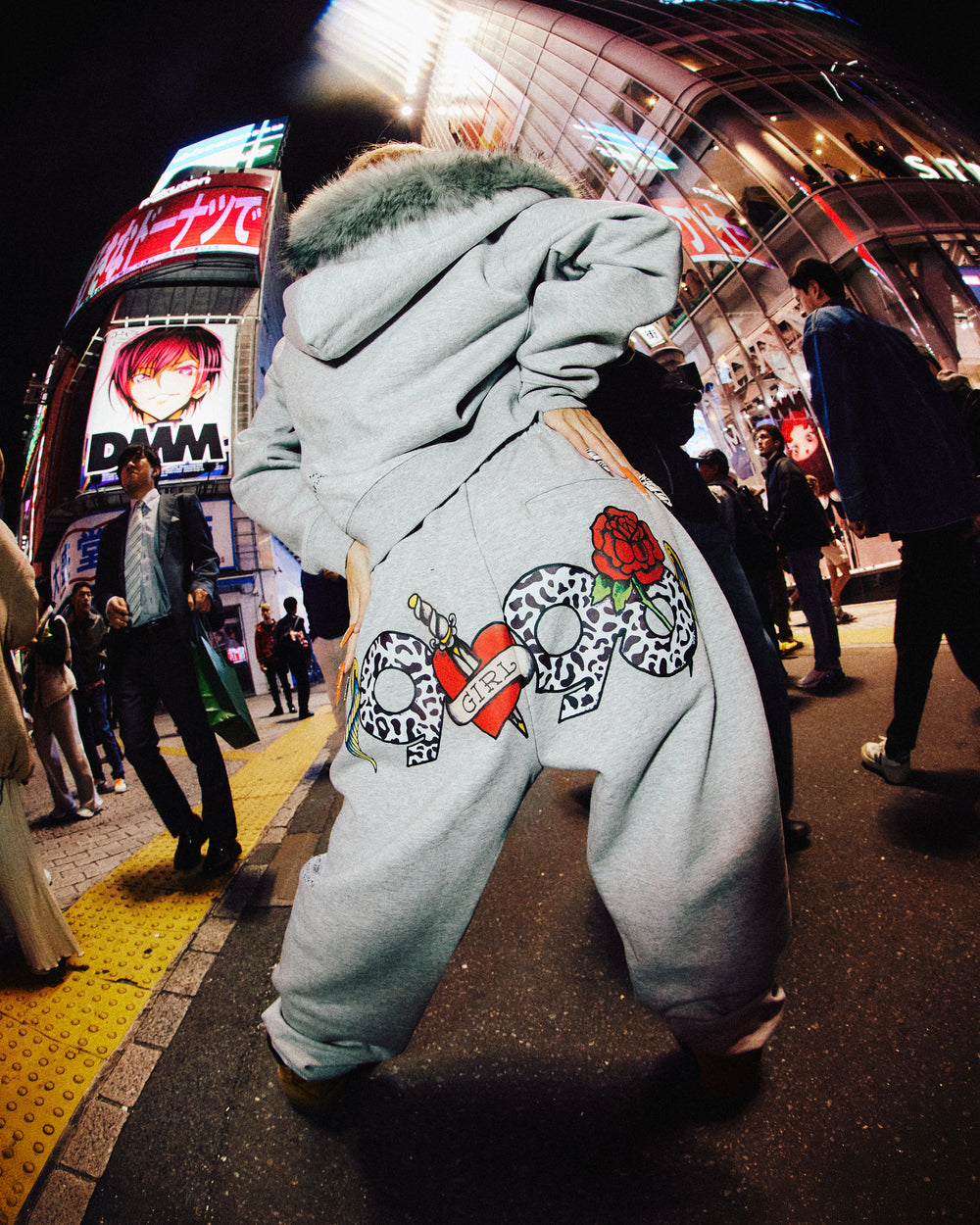 Ed Hardy 90 Logo Fur Zip Hoodie – YZ