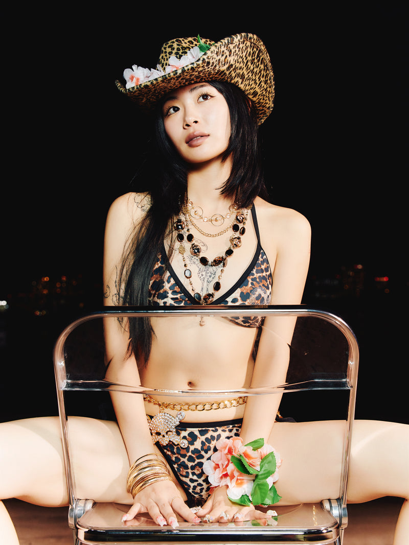 Rhinestone Animal Bikini Setup