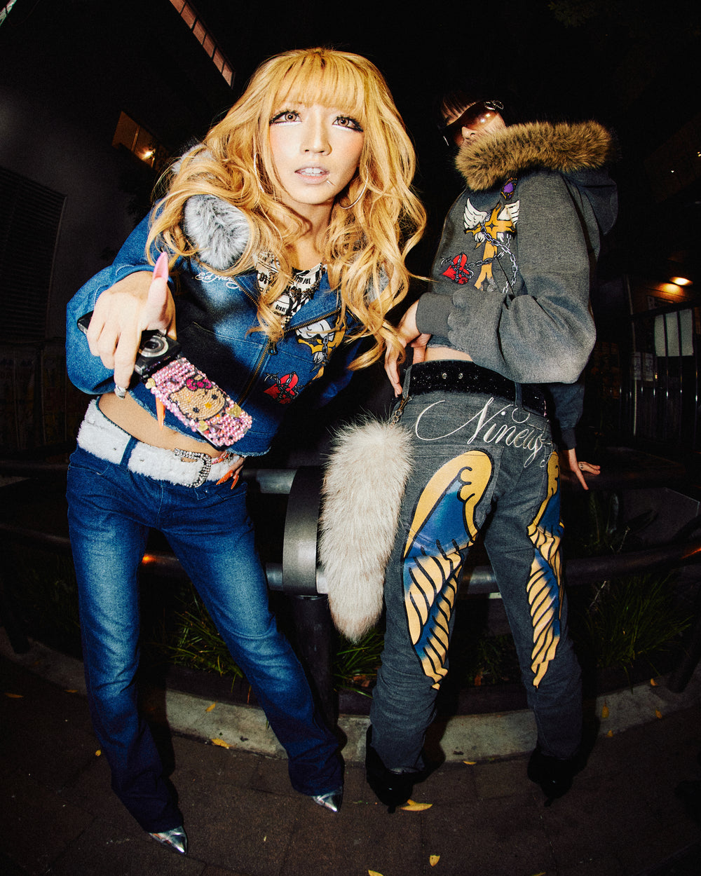 Ed Hardy Fur Denim Jacket – YZ