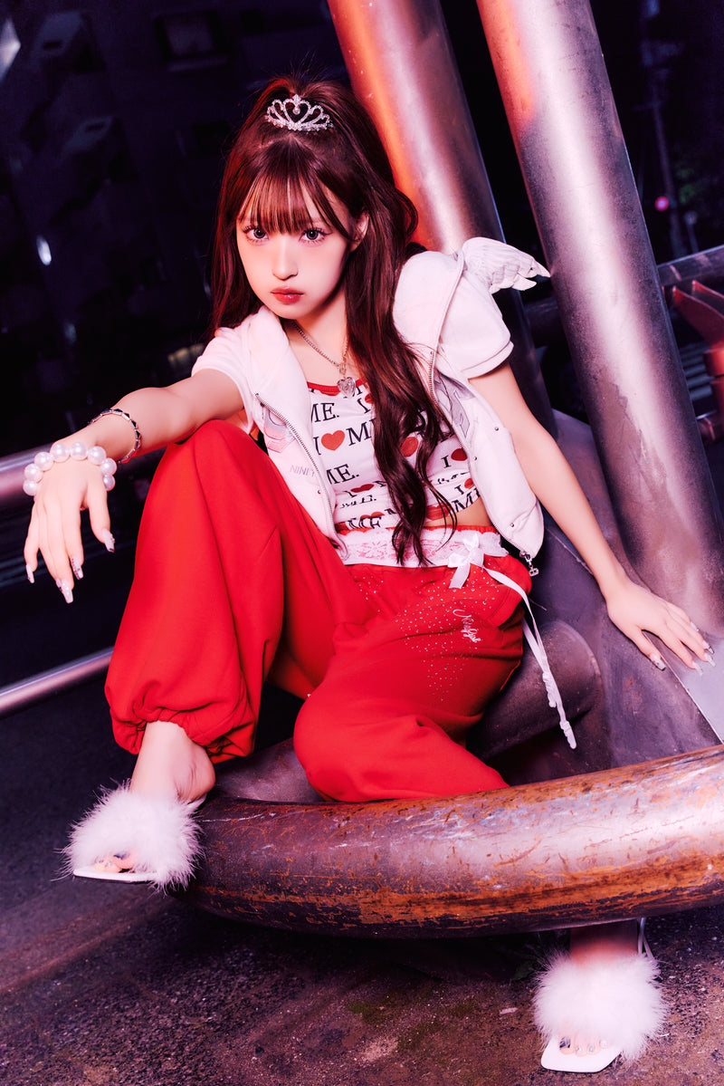 Rhinestone Sweat Pants